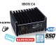 IBOX C4 v.1 - BAREBONE Wytrzymay miniPC z procesorem Intel Core i3, zczami 1x USB 3.0, 1x Audio, 1x c-Typ, 1xmini DP i RJ-45 LAN
