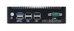 IBOX N5 v.2 - Przemysowy miniPC ze zczami 4x USB 2.0, 2x USB 3.0, 1x DP, 2x RJ-45 LAN, WiFI i BT, 4GB RAM oraz 64GB SSD - zdjcie 2