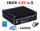 IBOX C33 v.5 - Wydajny miniPC ze zczami 2x USB 3.0, 5x RJ-45, Intel Celeron, WiFi, Bluetooth, 8GB RAM DDR3L i dyskiem 256GB SSD