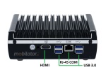 IBOX N133 v.1  BAREBONE - Odporny miniPC z dwurdzeniowym procesorem Intel Core, portami 4x USB 3.0 oraz 6x LAN - zdjcie 2