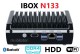 IBOX N133 v.9 - Wytrzymay miniPC z pamici 8GB RAM, zczami 4x USB 2.0, 6x LAN, dyskiem twardym 2TB HDD 2,5-calowym, WiFI i BT