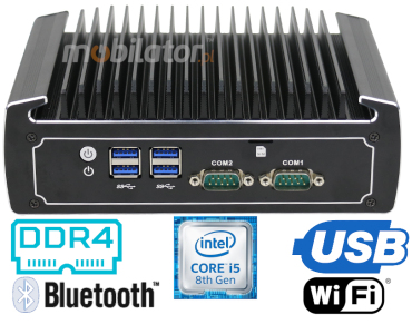 IBOX N1554 v.5 - Wszechstronny miniPC z 16GB RAM i dyskiem 512GB SSD, moduem WiFi oraz BT, zczami USB 3.0, LAN, HDMI, DP, Audio, SIM