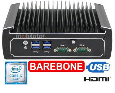 IBOX N1572 v.1 - miniPC w wersji BAREBONE z dwurdzeniowym procesorem firmy Intel, wejciami SIM, USB 3.0 i 2.0, Audio, DP, HDMI