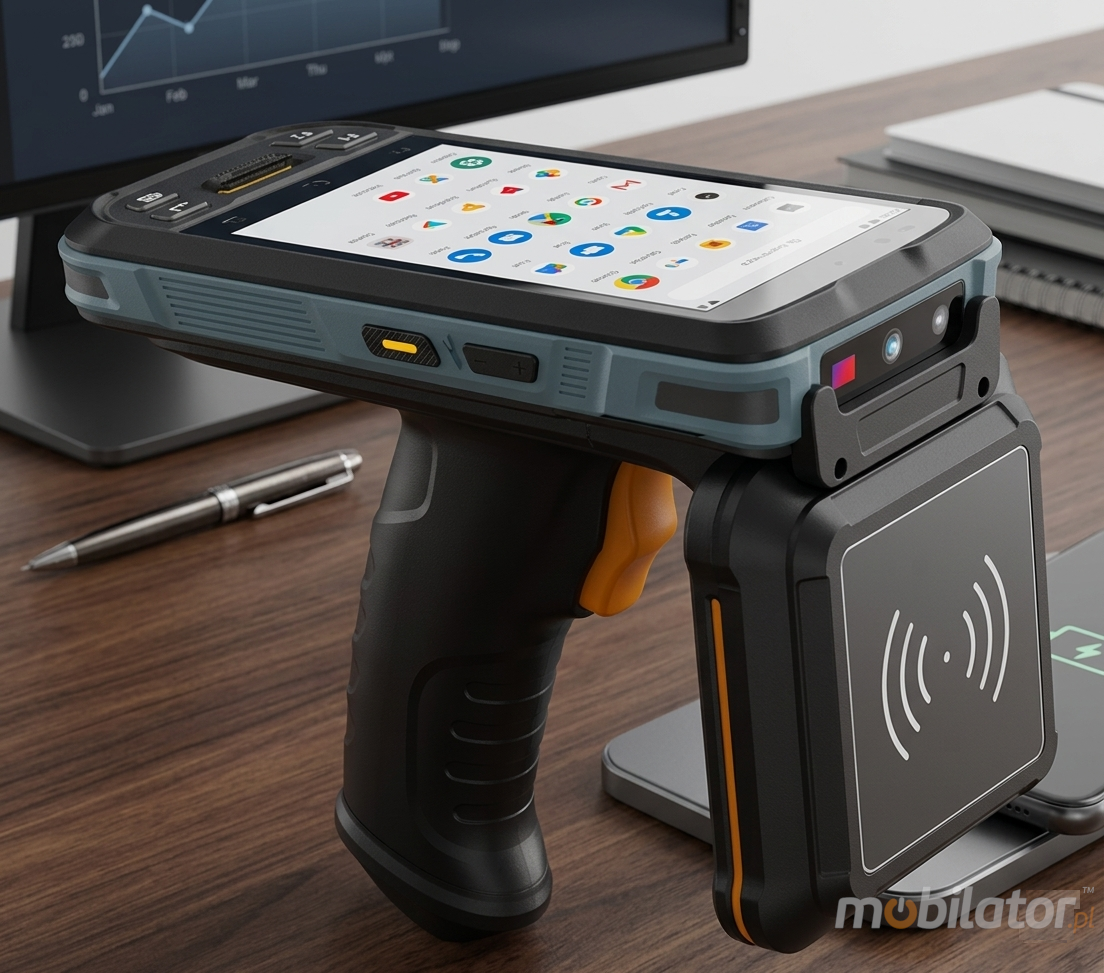 Solidny terminal danych wyposażony w technologie RFID