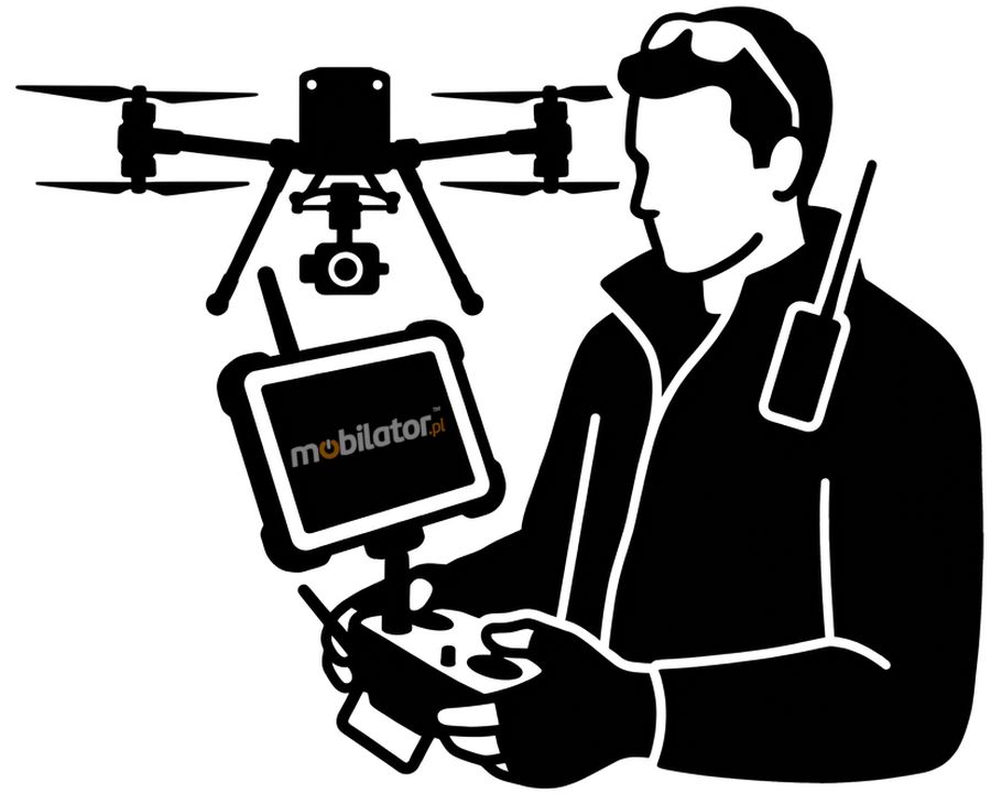 Tablety przemysłowe dla pilotów dronów