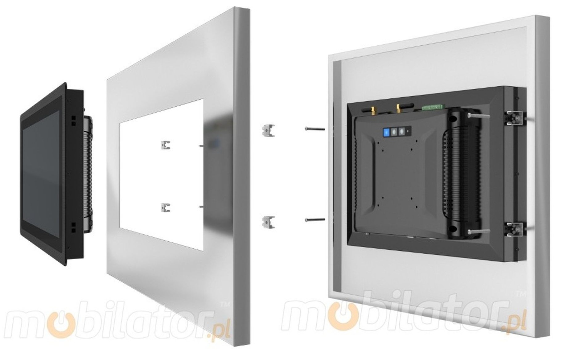 Sposób montażu wpuszczanego obudowy