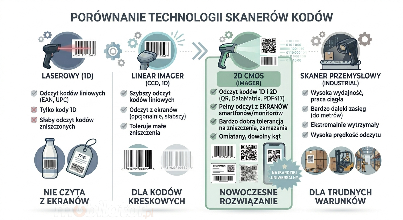 Skanery mobilne z BT