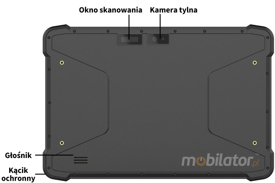 Emdoor T11X opcja skaner kodów kreskowych 2D czytnik