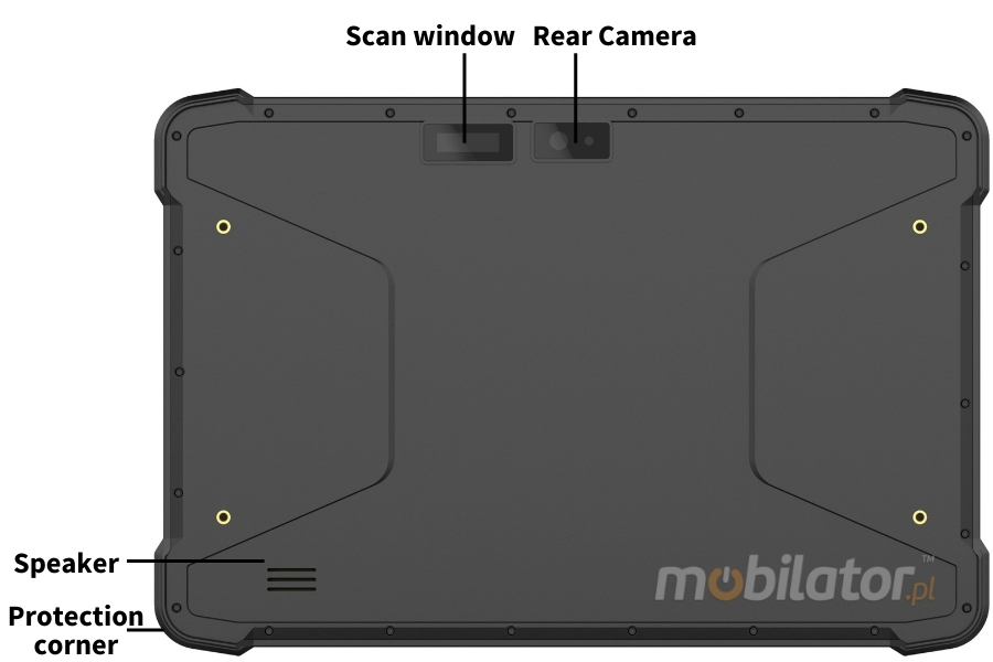 Emdoor T11X 2D barcode scanner option