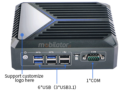  IBOX 1112N Specjalistyczny komputer z RJ-45 LAN