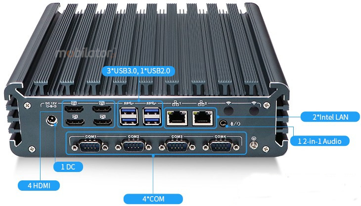 IBOX 6322 Nowoczesny przemydsłowy komputer z RS232