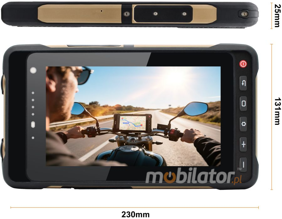 Volume buttons and power button