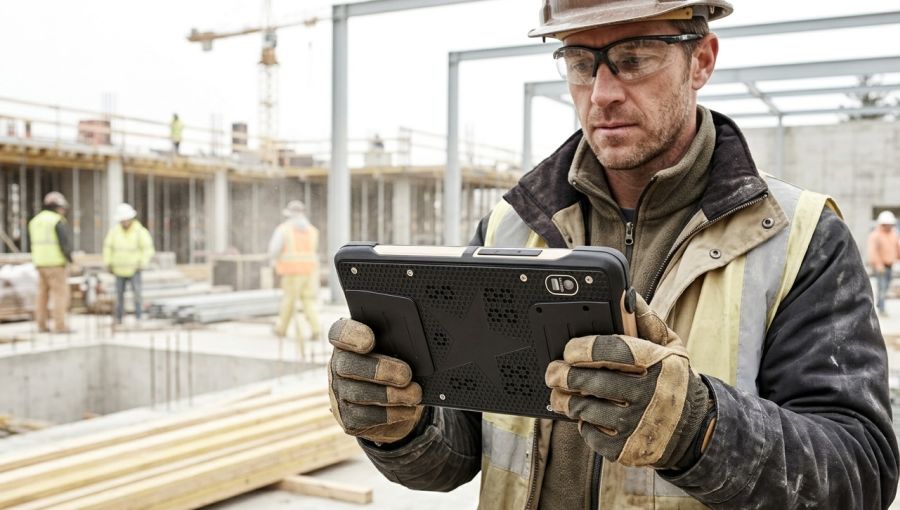Industrial tablet resistant to harsh conditions