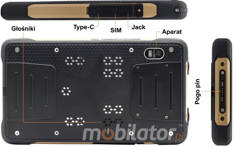 Odporne na warunki atmosferyczne tablety z GPS