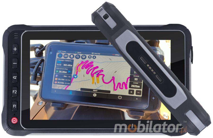 Wodoodporne urządzenia mobilne MobiPAD 7720X 4G dla rowerzystów