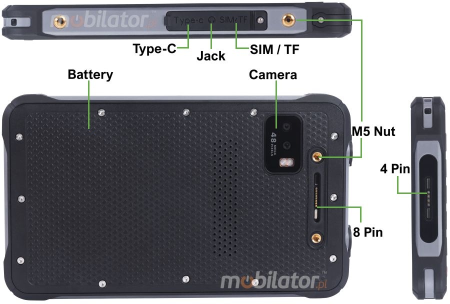 7720X 4G Shock-resistant data loggers designed for construction crews