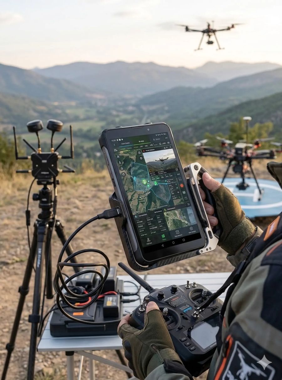 Pyłoszczelne urządzenia dotykowe dla mechaników i serwisantów