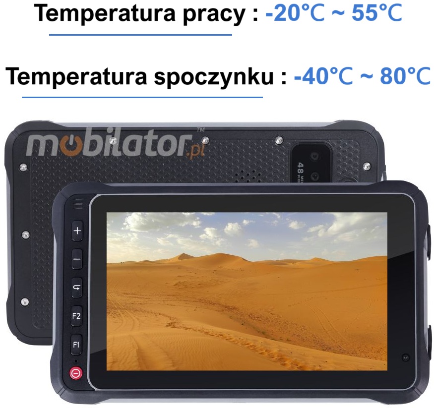 Nawigacja przez błoto i skały z tabletem MobiPAD 7720X