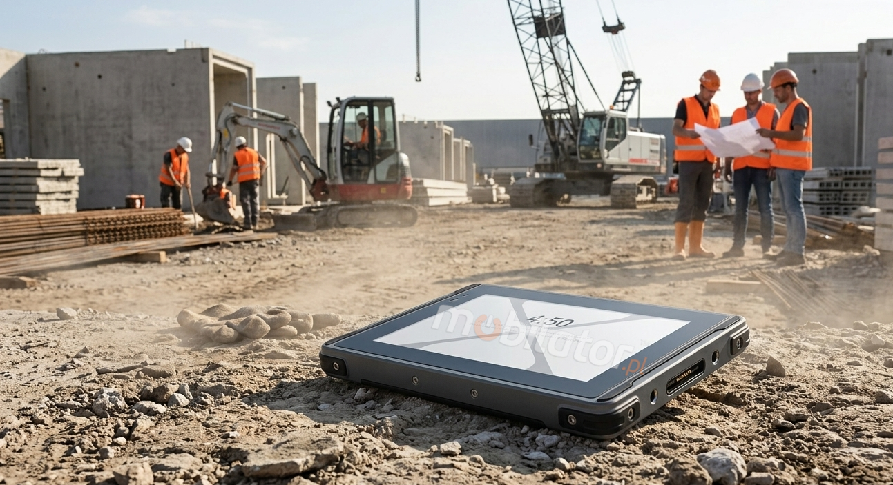 MobiPad 77X Przemysłowy tablet odporność na trudne warunki