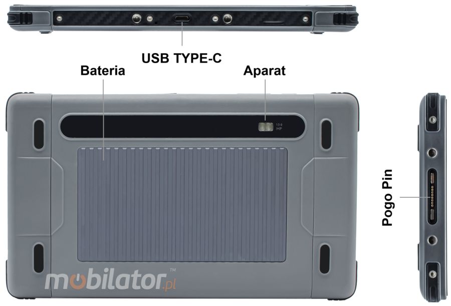 Odporne na warunki atmosferyczne tablety z GPS