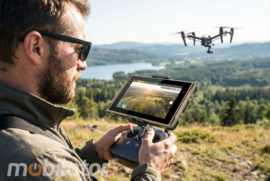 Tablet MobiPad 77X dla pilotów dronów