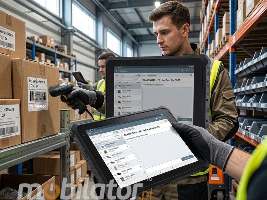 MobiPAD Tablet przemysłowy odporny na uszkodzenia
