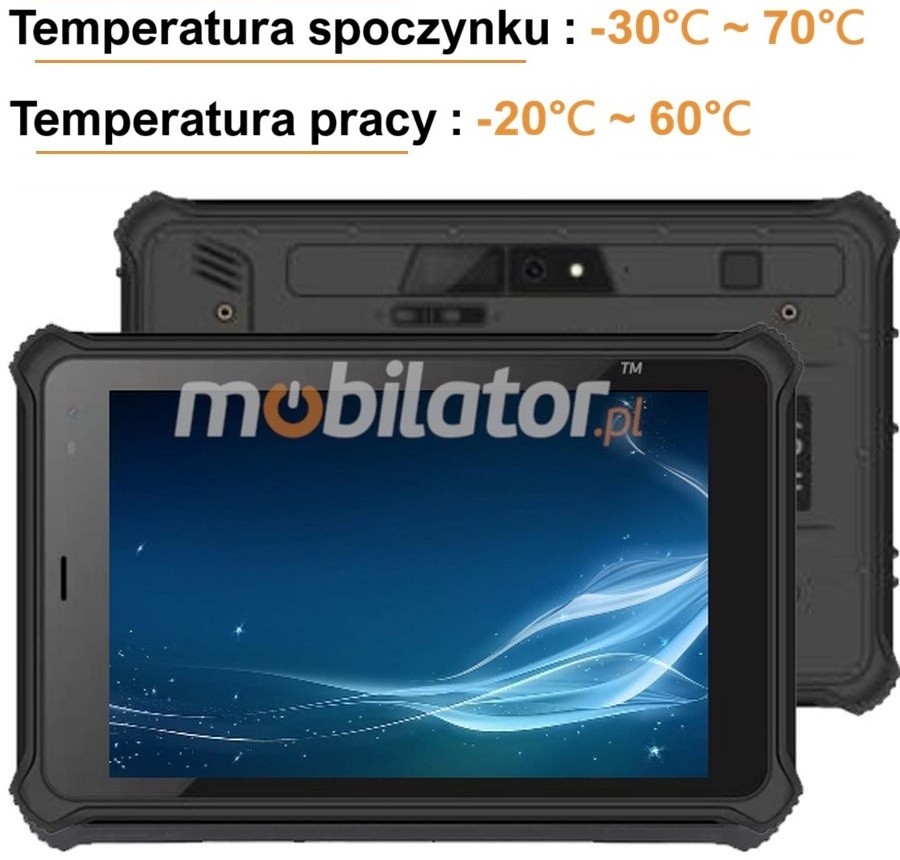 Tablet odporny na niskie i wysokie temperatury
