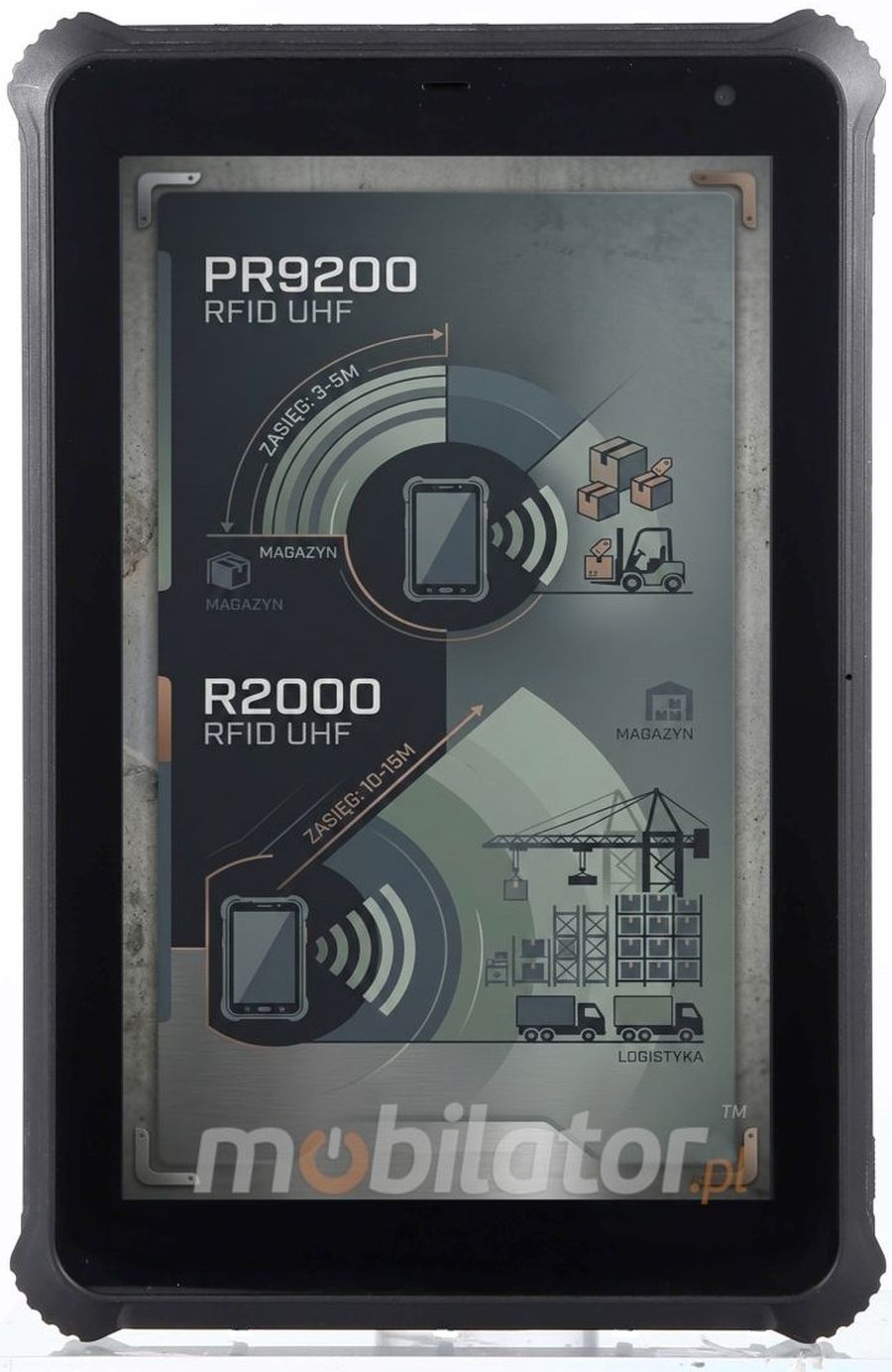 Solidny tablet MobiPAD profesjonalne tablety dla policji