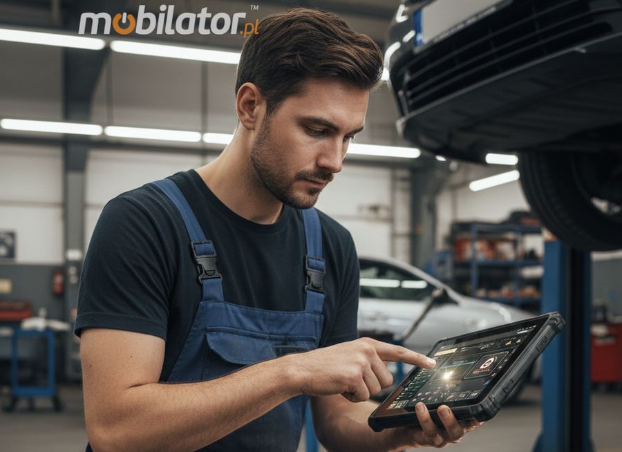 Tablet MobiPAD MR-1007W ze wzmocnioną obudową