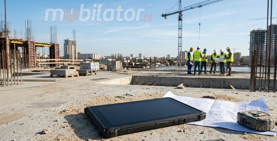 Przemysłowy tablet odporność na trudne warunki