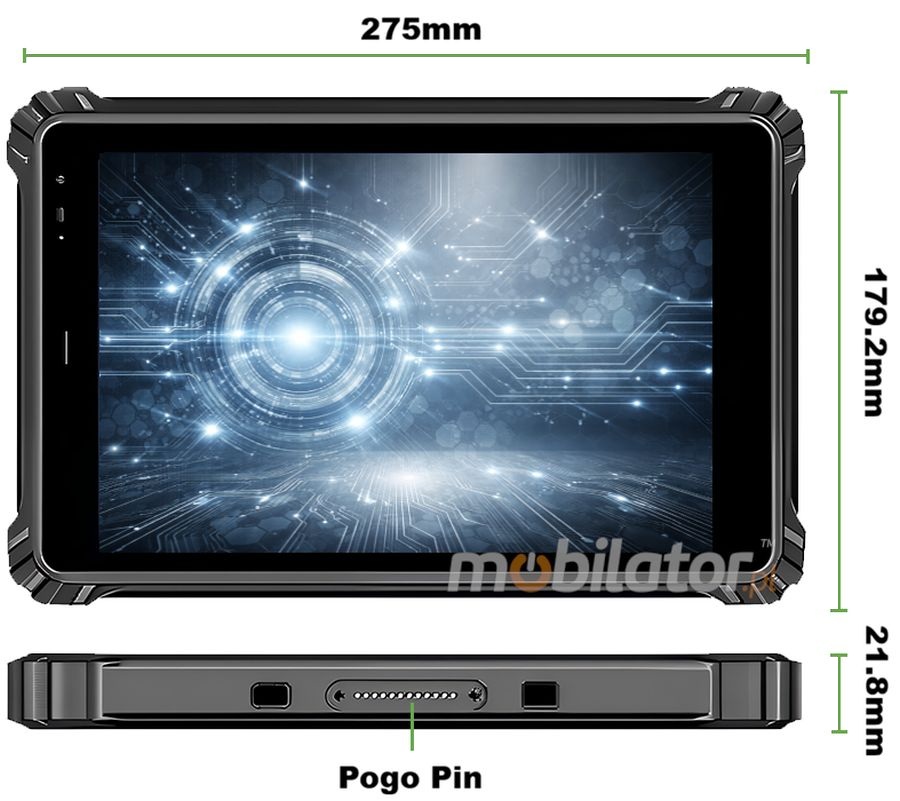 Funkcjonalne pyłoszczelne tablety MobiPAD MR-1007W do użytku na hali produkcyjnej