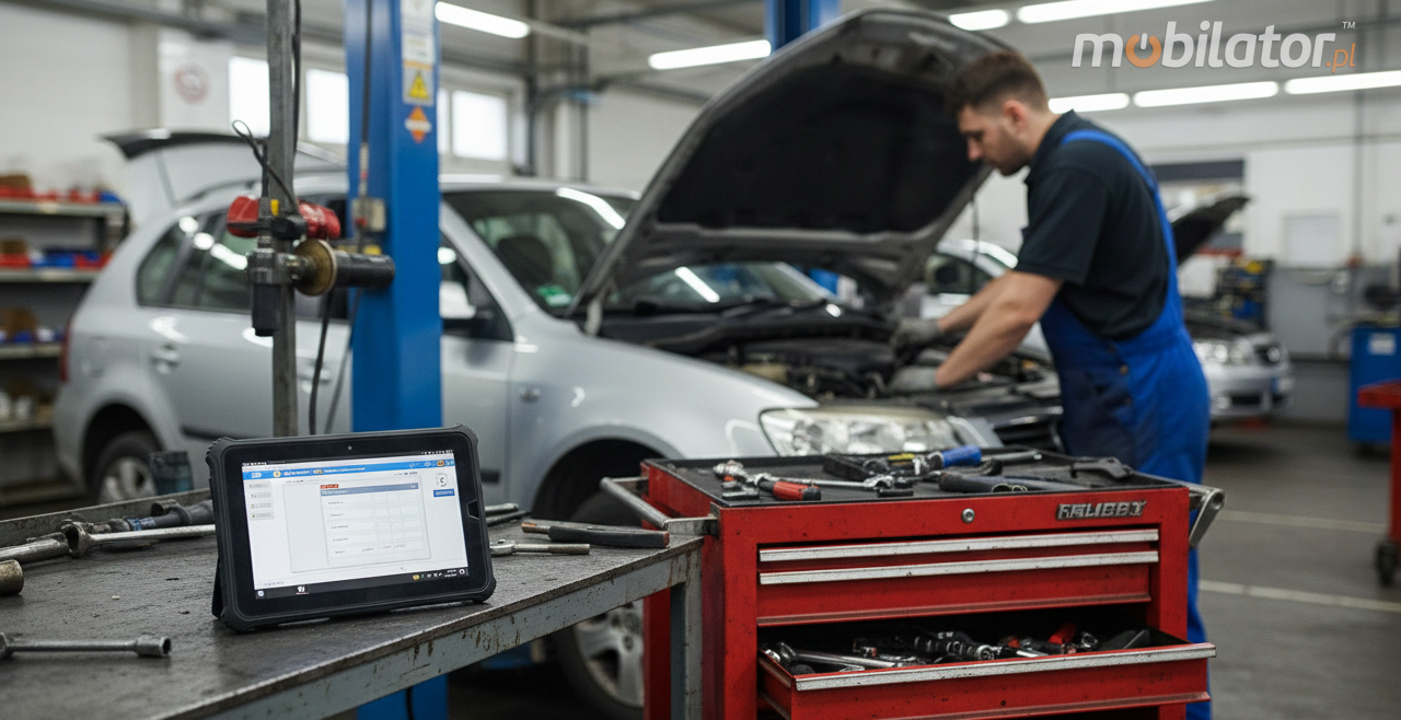 MobiPAD MR-803A praca w magazynie oszczędność czasu