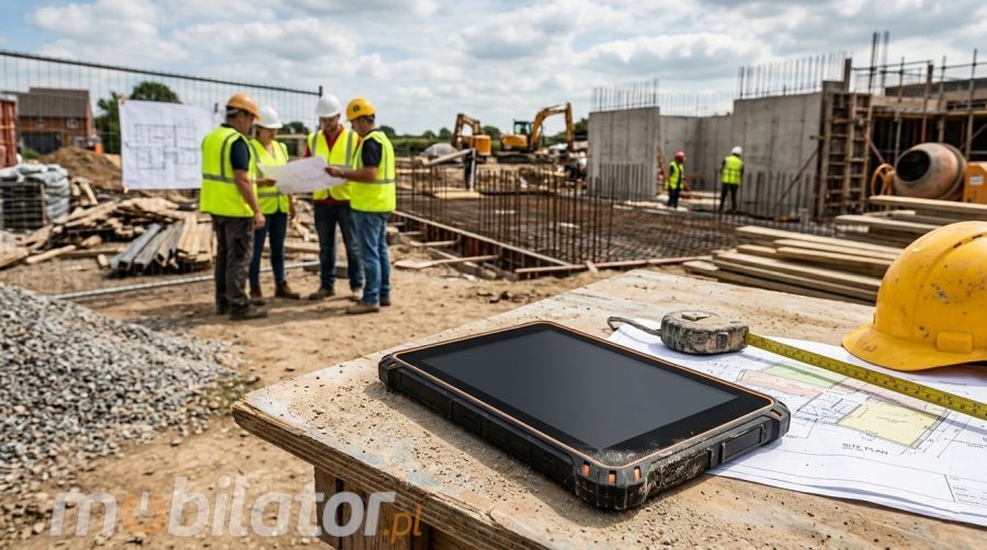 Przemysłowy tablet odporność na trudne warunki