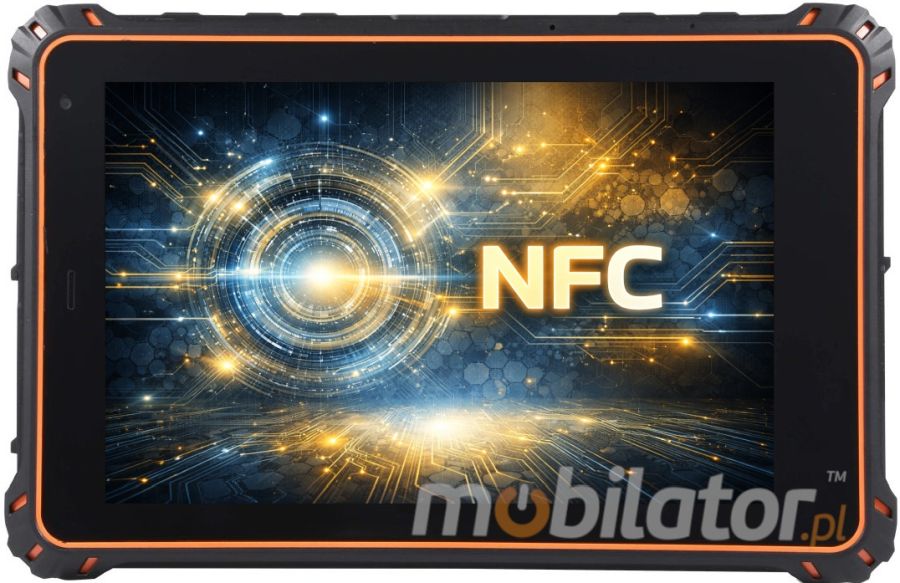 Profesjonalny pancerny tablet do pracy z NFC