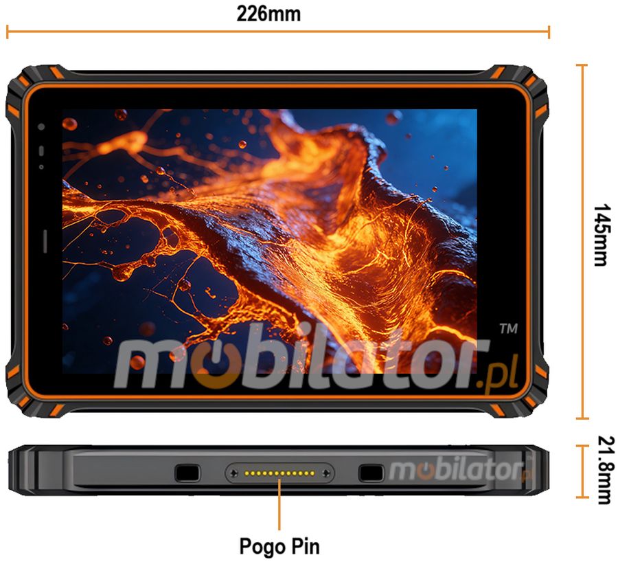 Tablet stworzony do pracy w przemyśle wydobywczym