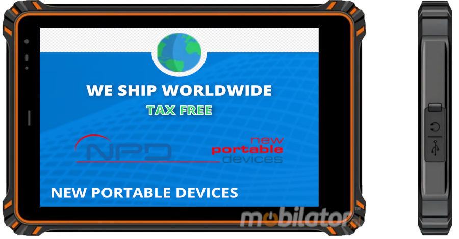 MobiPAD MR-806A v.7 - Tablety do pracy w warunkach terenowych z jasnym ekranem 1000 nits, GPS'em U-BLOX M8N oraz FBI Fingerprint