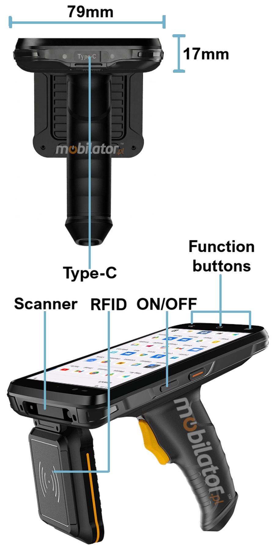 MobiPad HS7300N Durable Data Collectors with a Powerful Processor
