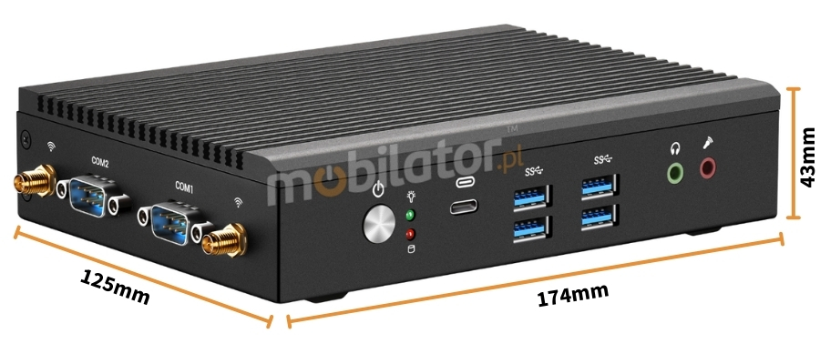 Mobi PAD nBOX MD12-V2 wymiary nowoczesnego miniPC