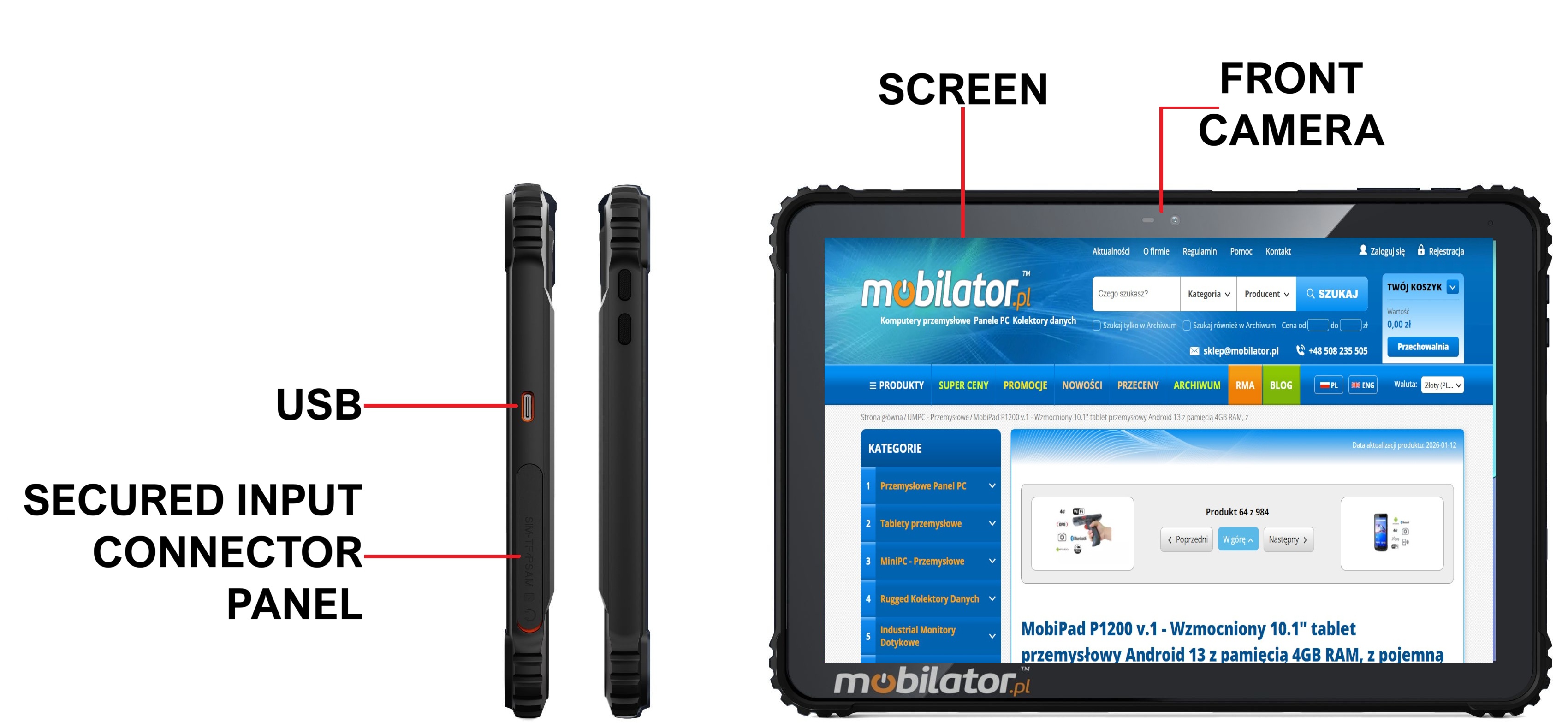 Professional Rugged Tablet for Work