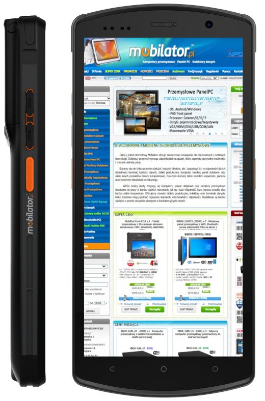 Kolektor do pracy w trudnym otoczeniu z IP65 MobiPad P1800K