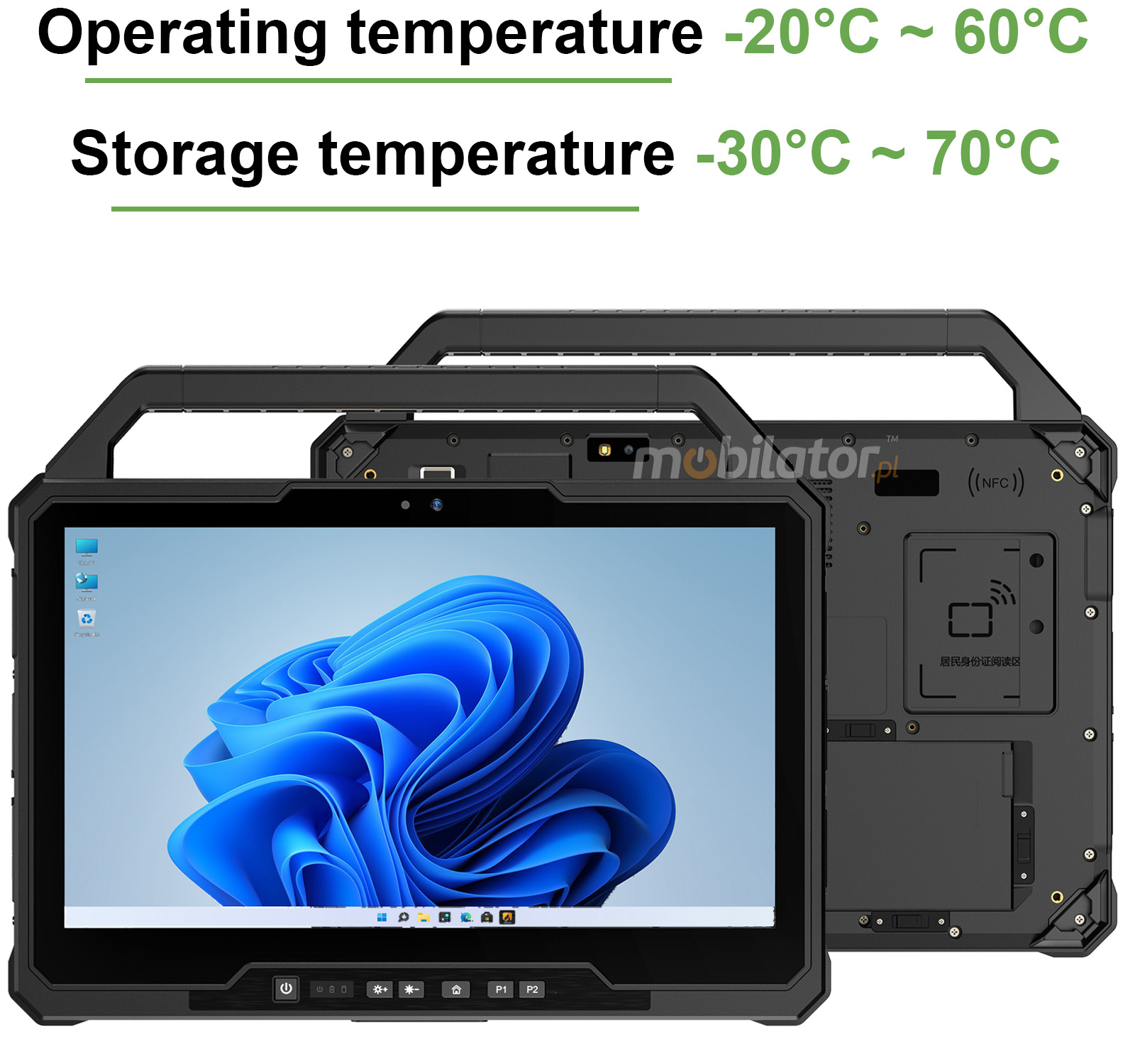 Resistant to extreme temperatures - RT-UF1330DS