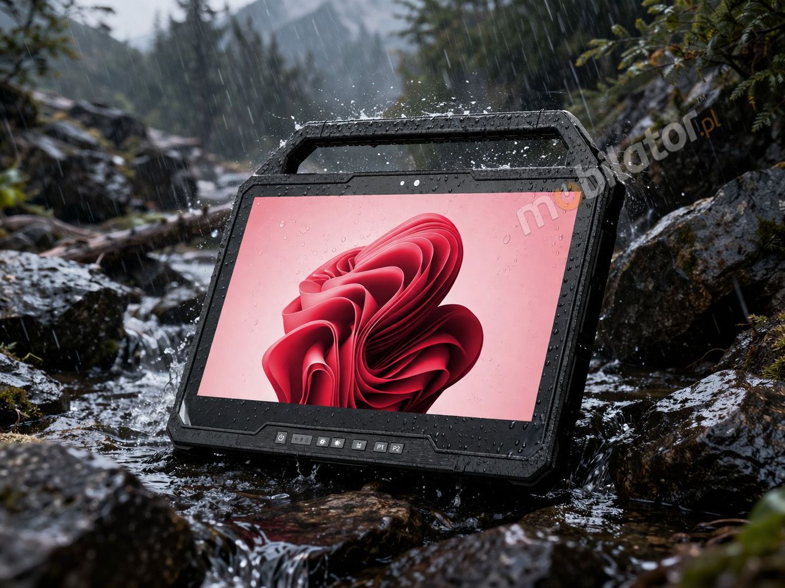 Odporność IP65 w pancernym tablecie MobiPad RT-UF1330DS