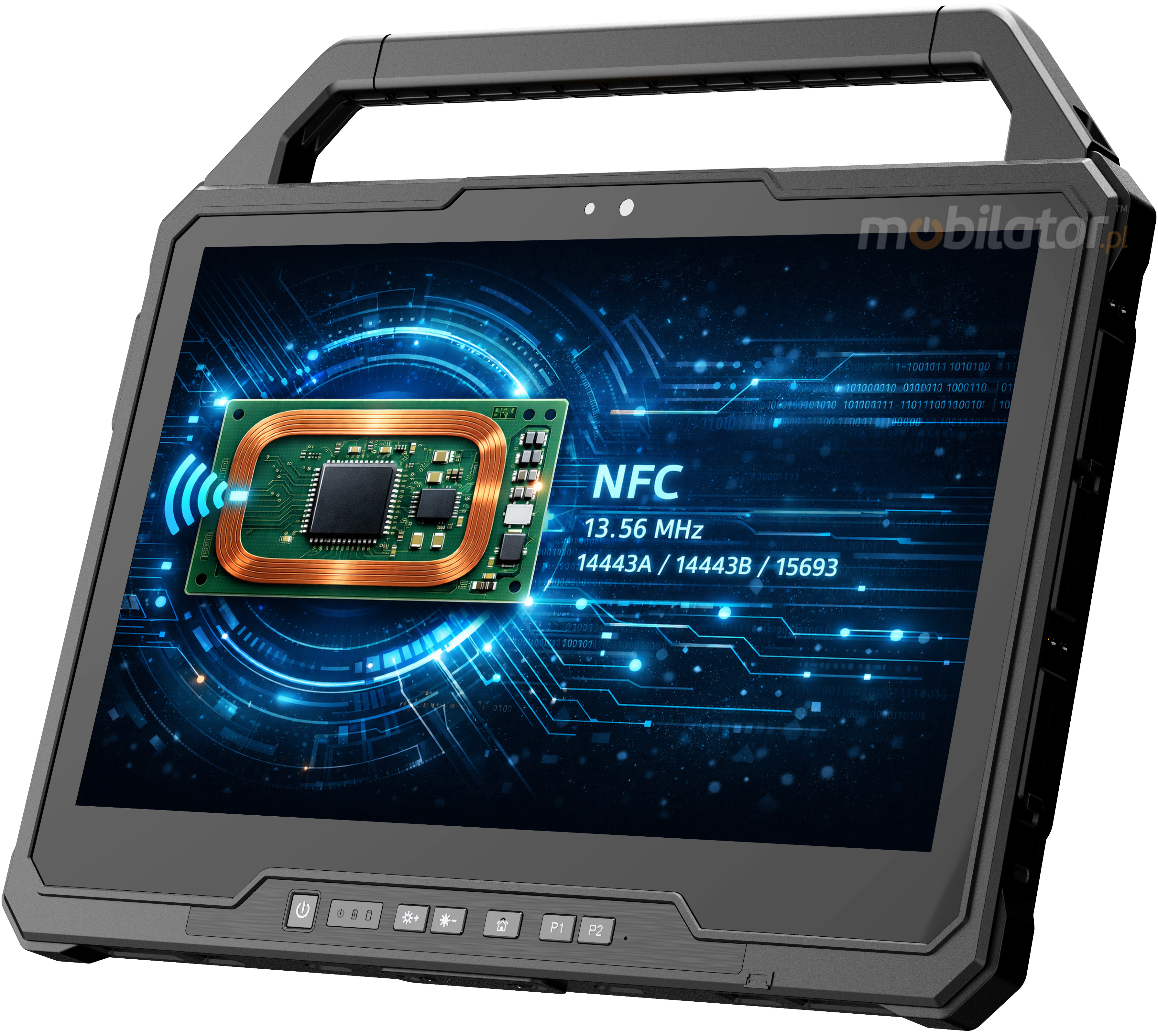 MobiPad RT-UF1330DS profesjonalne pancerne tablety do pracy z NFC