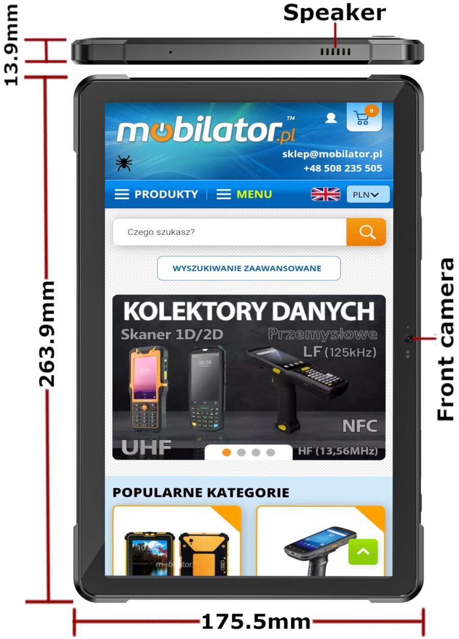 MobiPad RTML-901DS - A tablet designed for use in the mining industry