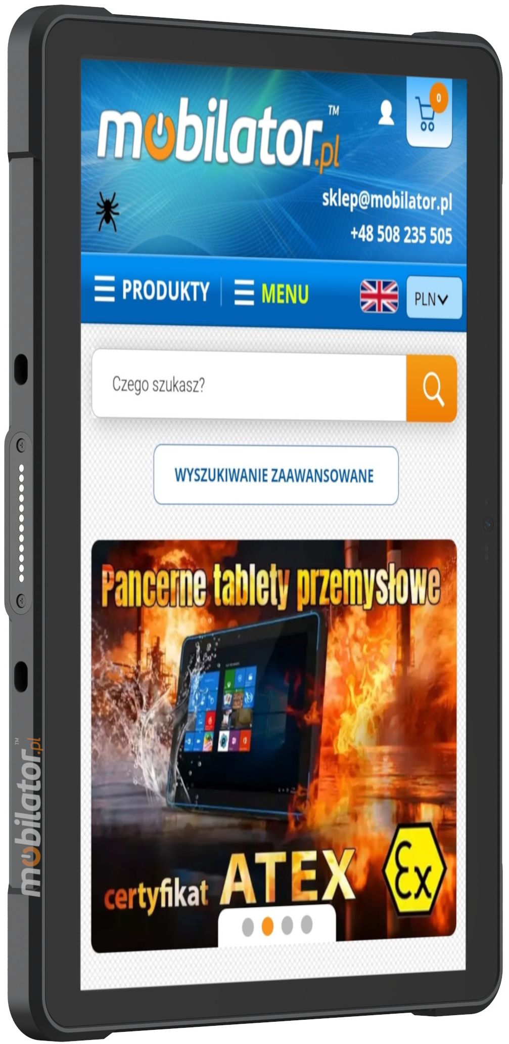 MobiPad RTML-901DS - Reinforced tablets for logistics work