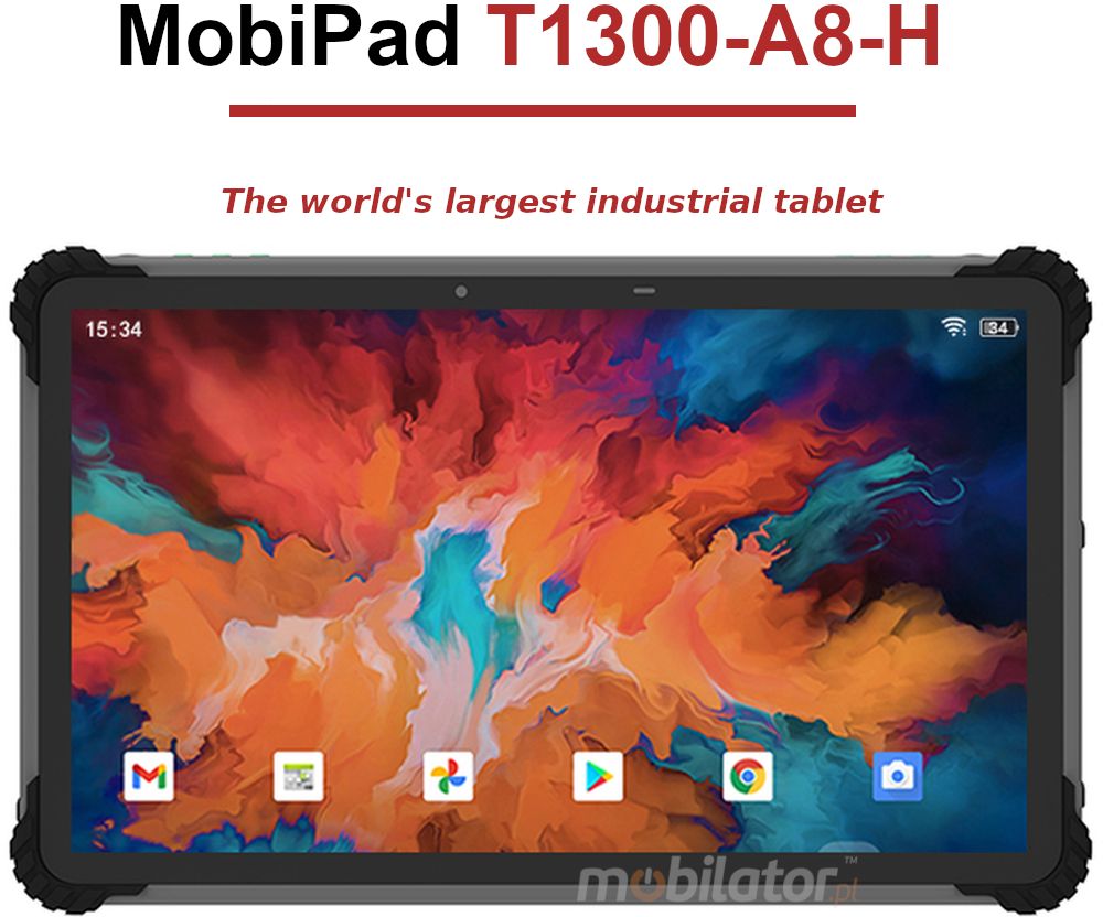 The world's largest industrial tablet MobiPad T1300-A8-H 13 inch with operating system Android