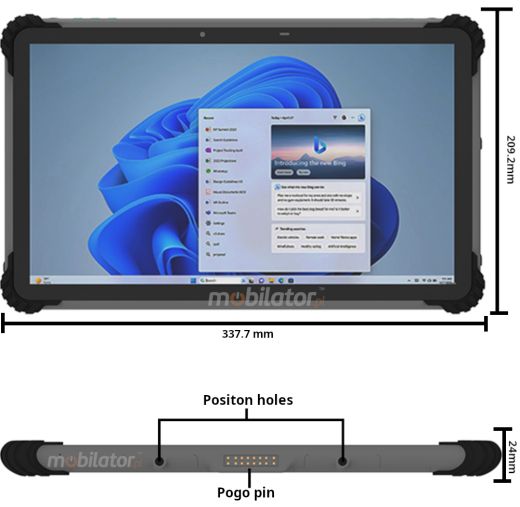 MobiPad T1300U-D01 buttons listed