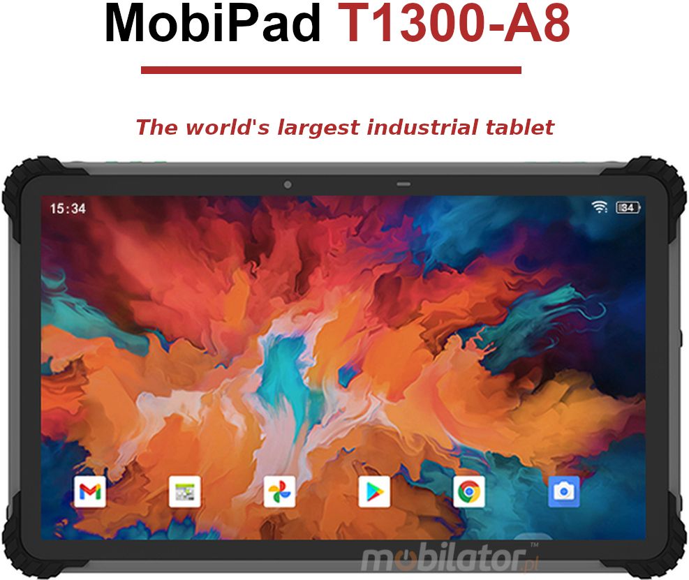 The world's largest industrial tablet MobiPad T1300-A8 13 inch with operating system Android