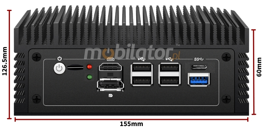 Mobi PAD nBOX MC8F-PoE fits any workplace