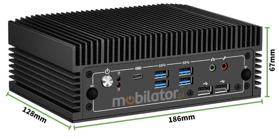 Mobi PAD nBOX MK12F-v2-I7 wymiary nowoczesnego miniPC 